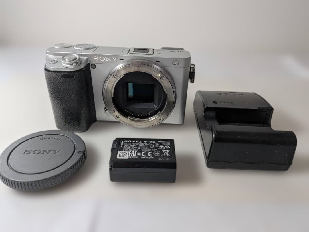 SONY α6400 Body, Silver, Mirrorless Interchangeable Lens Camera