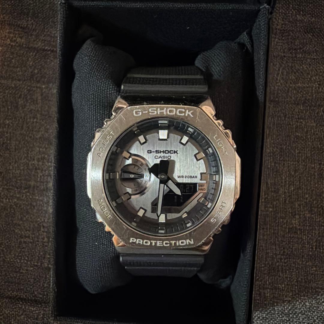 CASIO G-SHOCK GM-2100-1AJF Silver