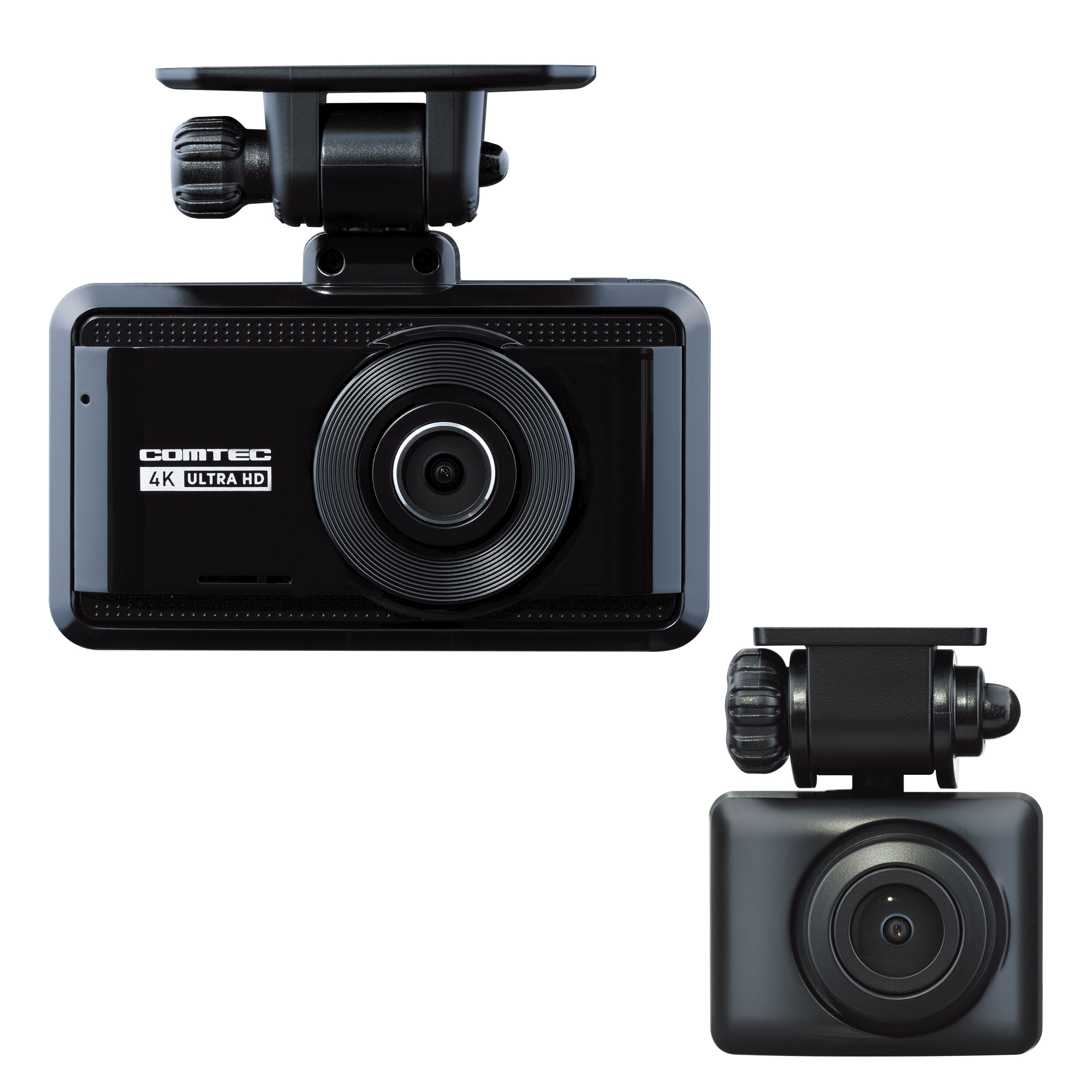 COMTEC ZDR-750D 4K Front & Rear 2-Camera Dash Cam — Brand New Japan